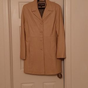 VINTAGE - Kymo Leather soft trench coat